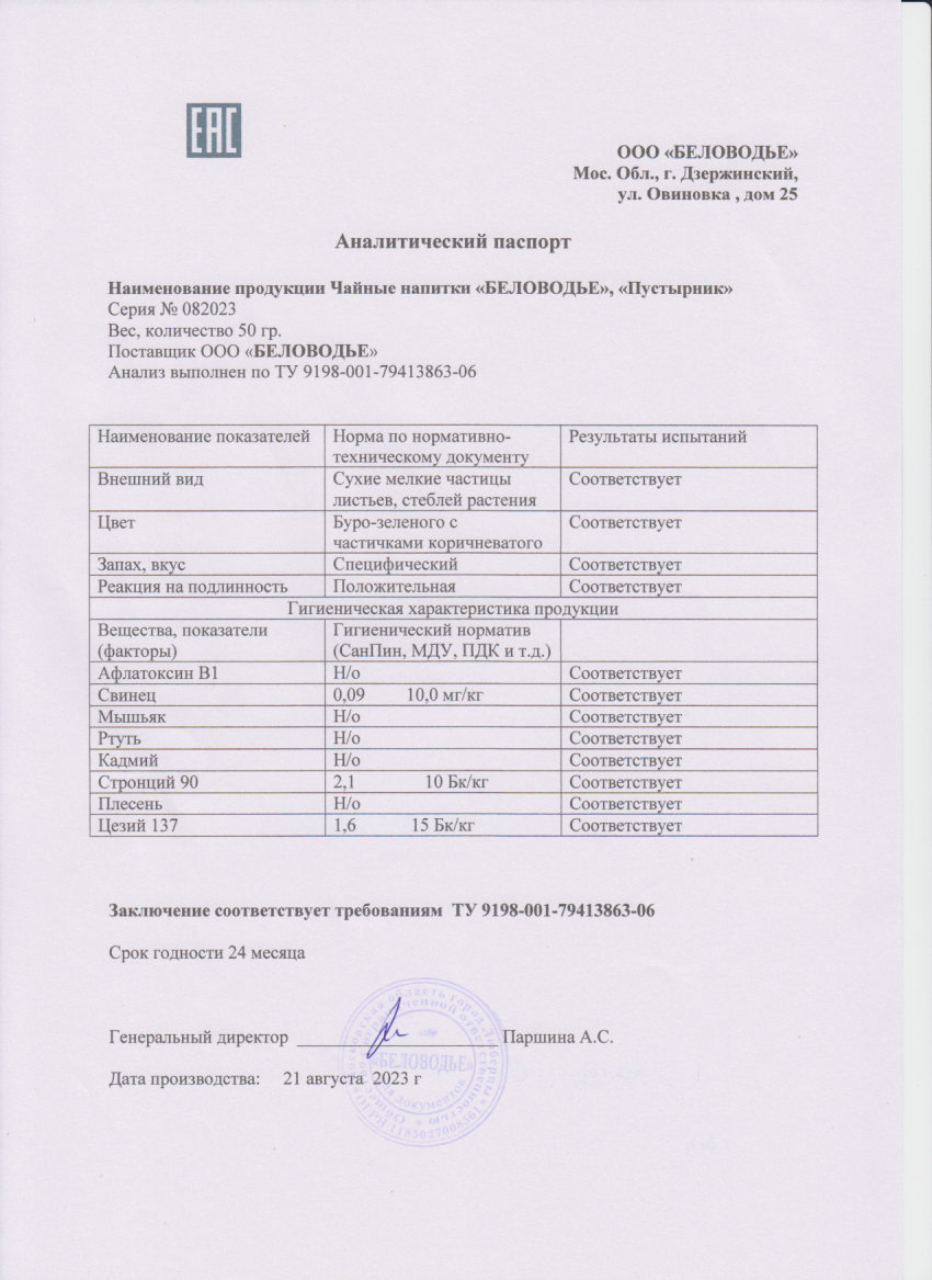 Паспорт №082023